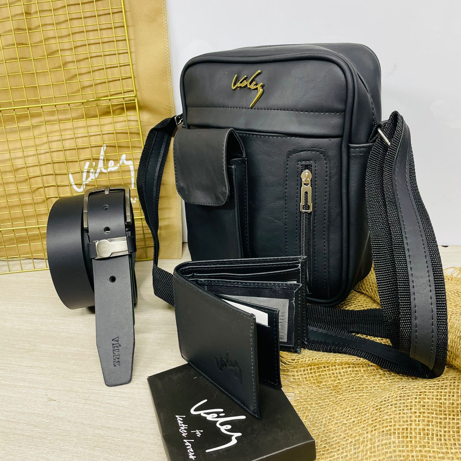 🛒TRIO CABALLERO REF AXEL VELEZ PORTA CELULAR