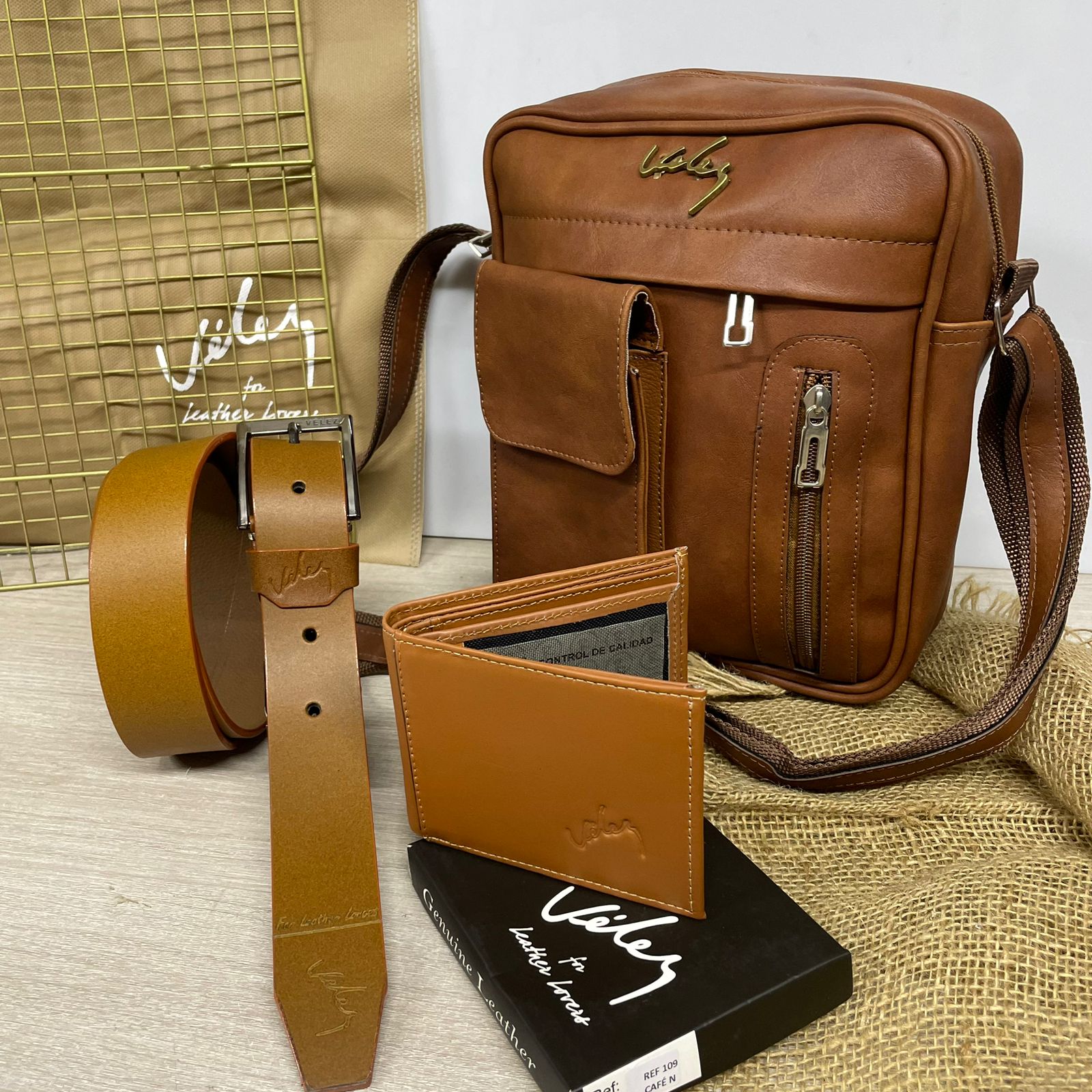 🛒TRIO CABALLERO REF AXEL VELEZ PORTA CELULAR