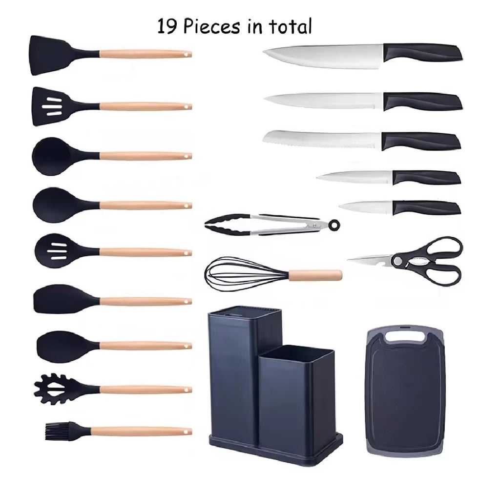 ✨🛒Set De Cuchillos Utensilios Cocina.