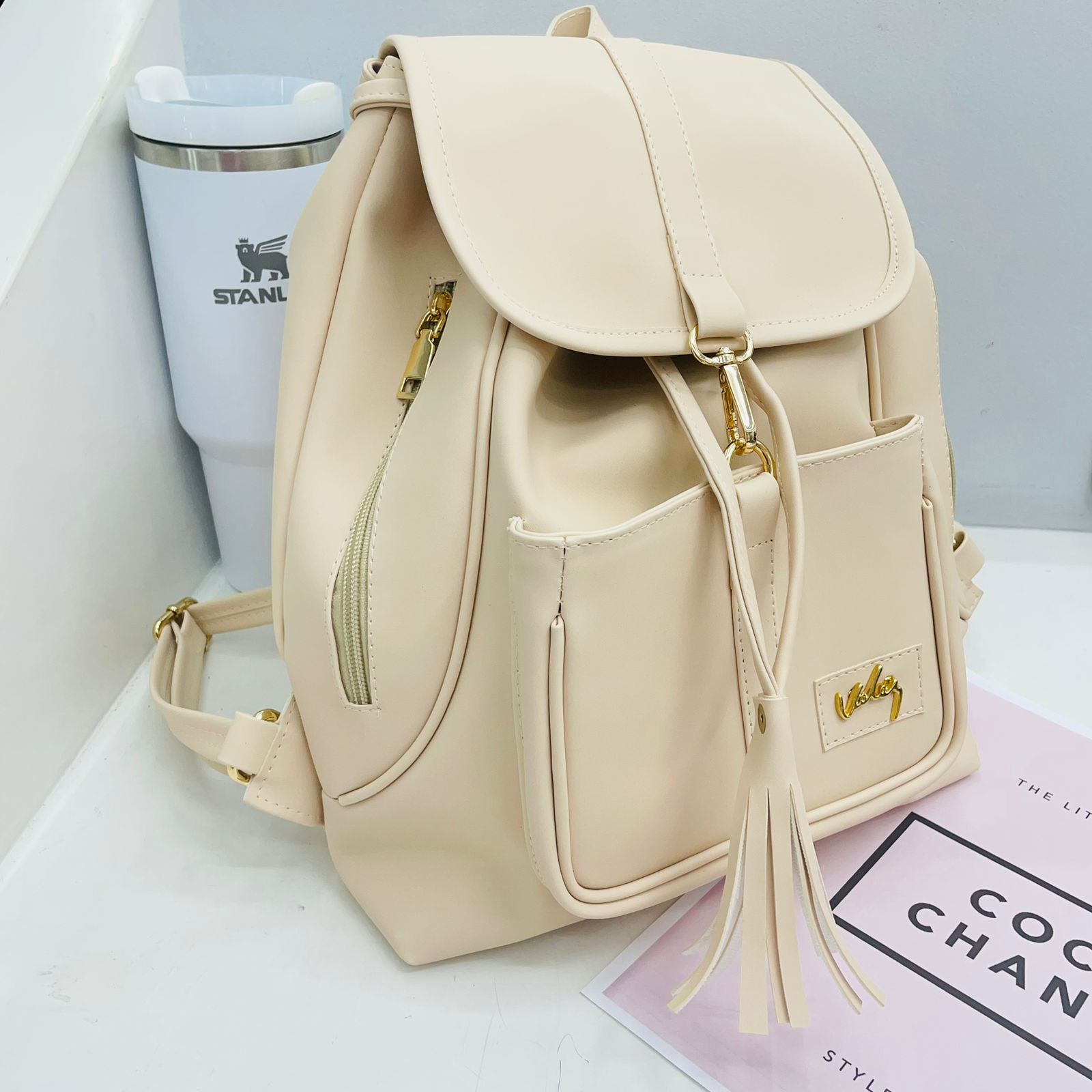 🎒🛒MORRAL DAMA AGATHA CUERO SINTETICO🌸
