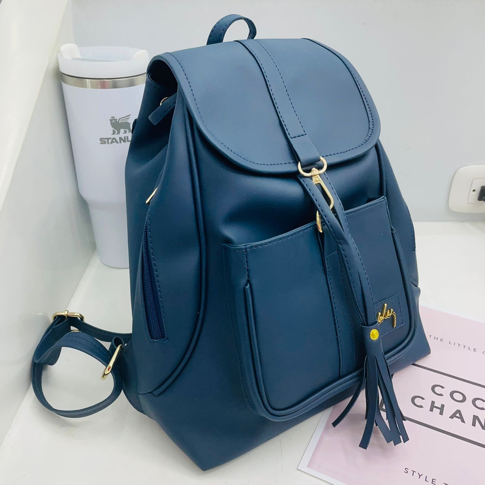 🎒🛒MORRAL DAMA AGATHA CUERO SINTETICO🌸