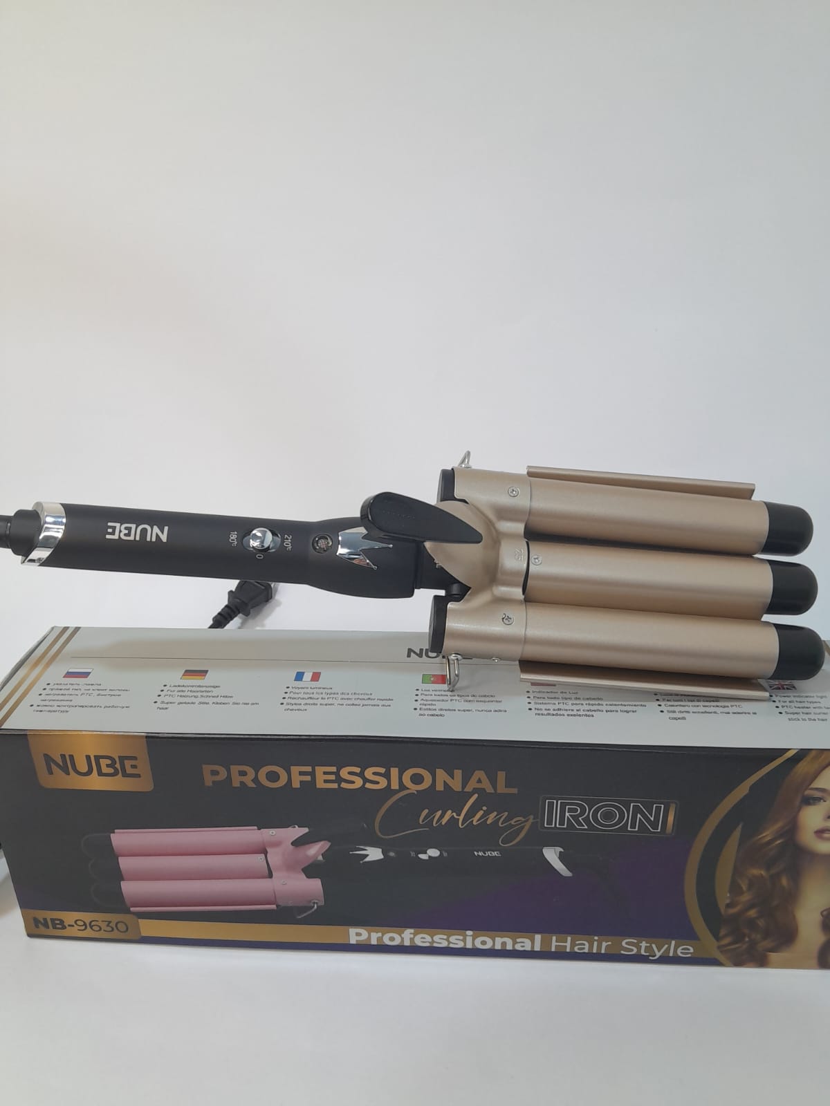 🛒Ondulador de sirena 3 tubos Nube💁🏼‍♀️