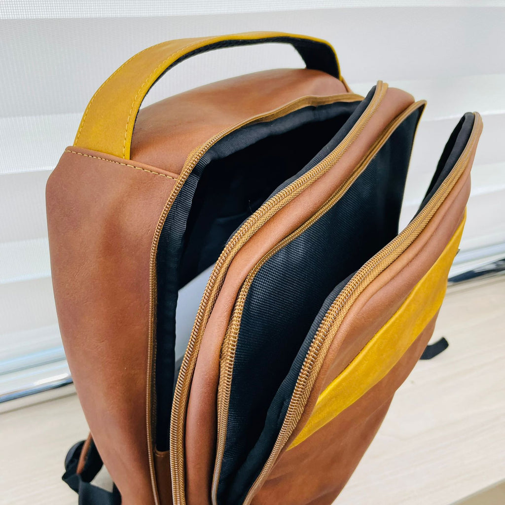 🎒🛒MORRAL CUERO SINTETICO VELEZ CABALLERO.