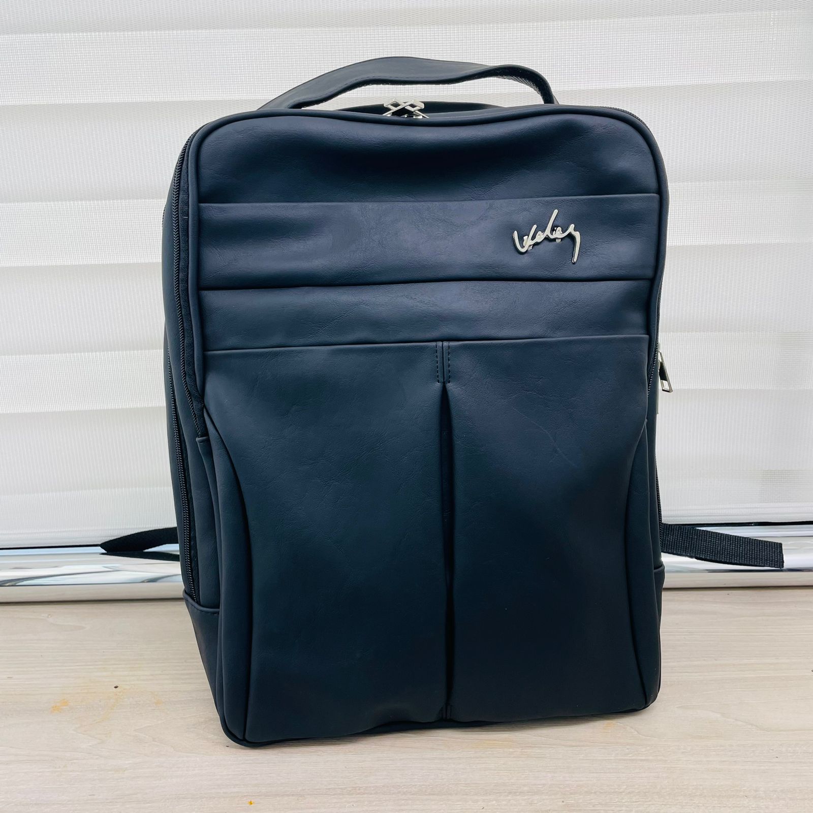🎒🛒MORRAL CUERO SINTETICO VELEZ CABALLERO.