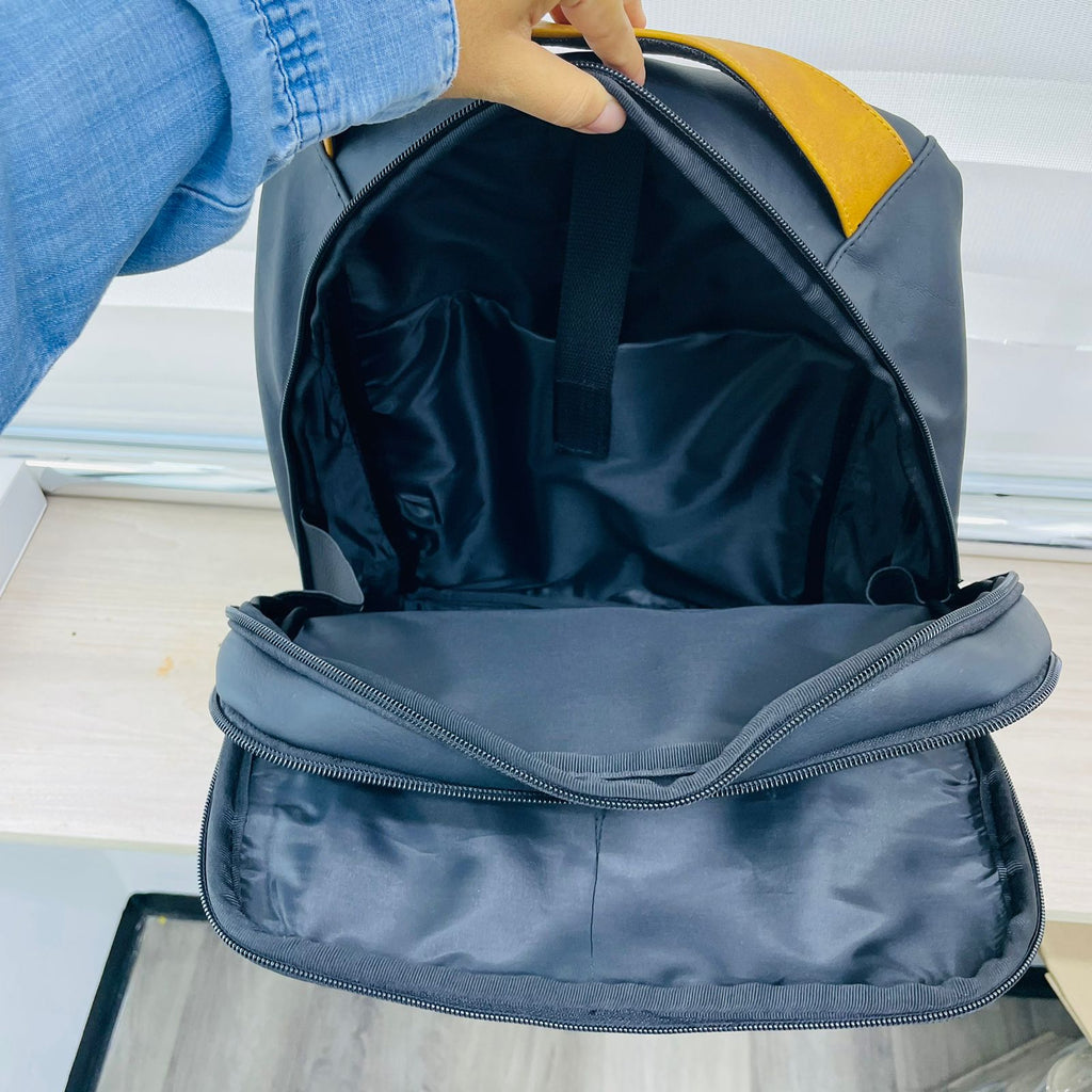 🎒🛒MORRAL CUERO SINTETICO VELEZ CABALLERO.