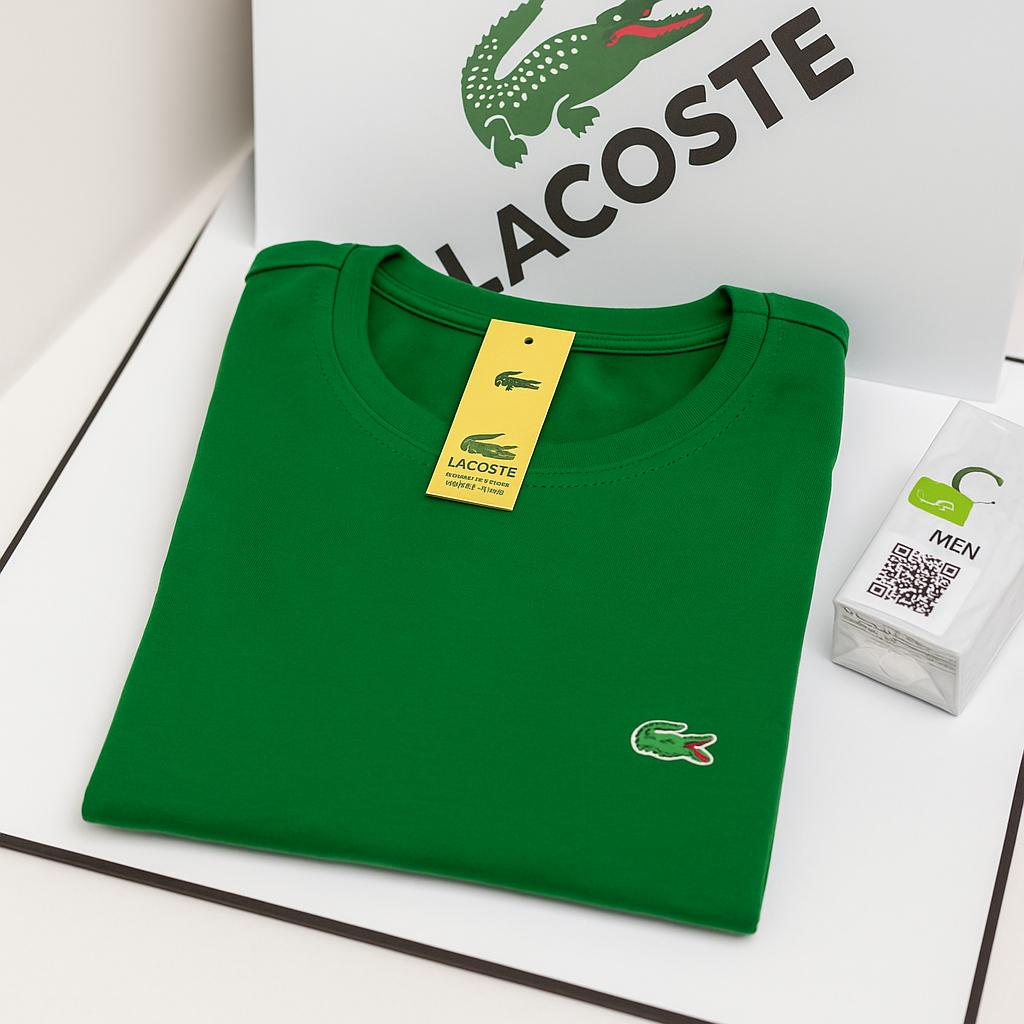 🛒En este pack se evian 5 camisetas LACOSTE✨