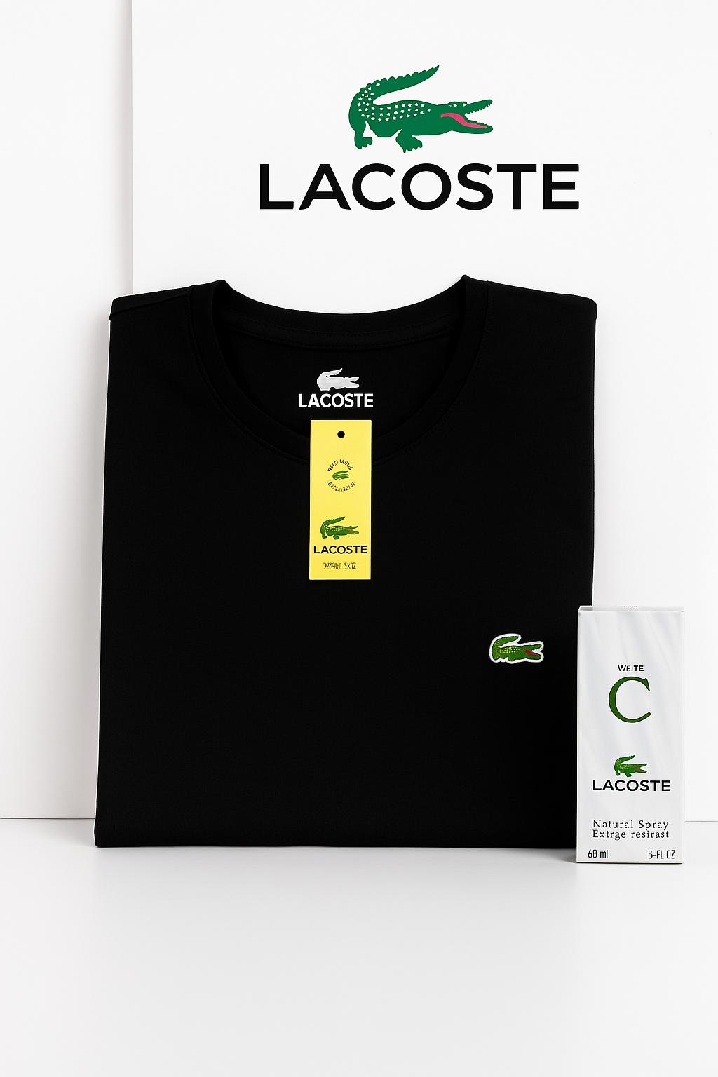 🛒En este pack se evian 5 camisetas LACOSTE✨